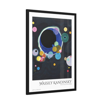 Several Circles (1926) by Wassily Kandinsky / Affiche Encadrée série ART's Collection