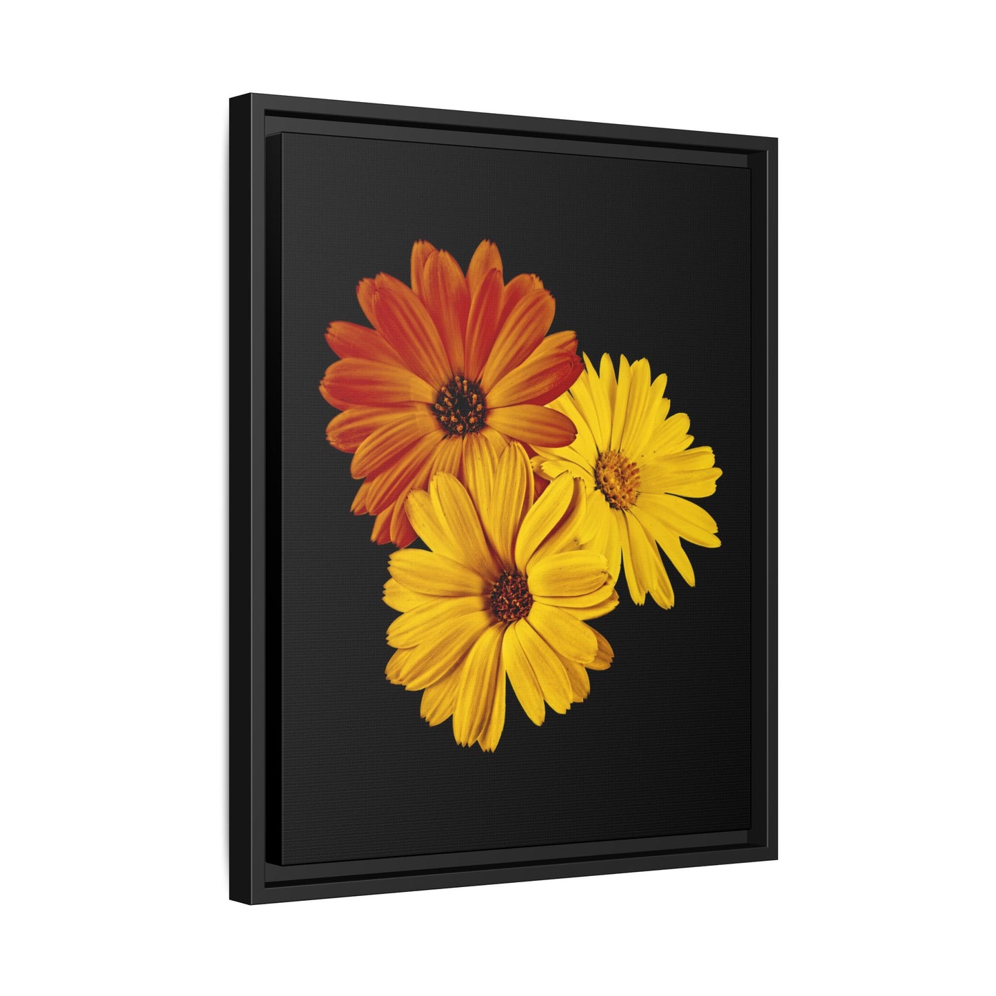Collection Signature "FLORAL Numéro 4" sur Toile encadrée avec caisse américaine