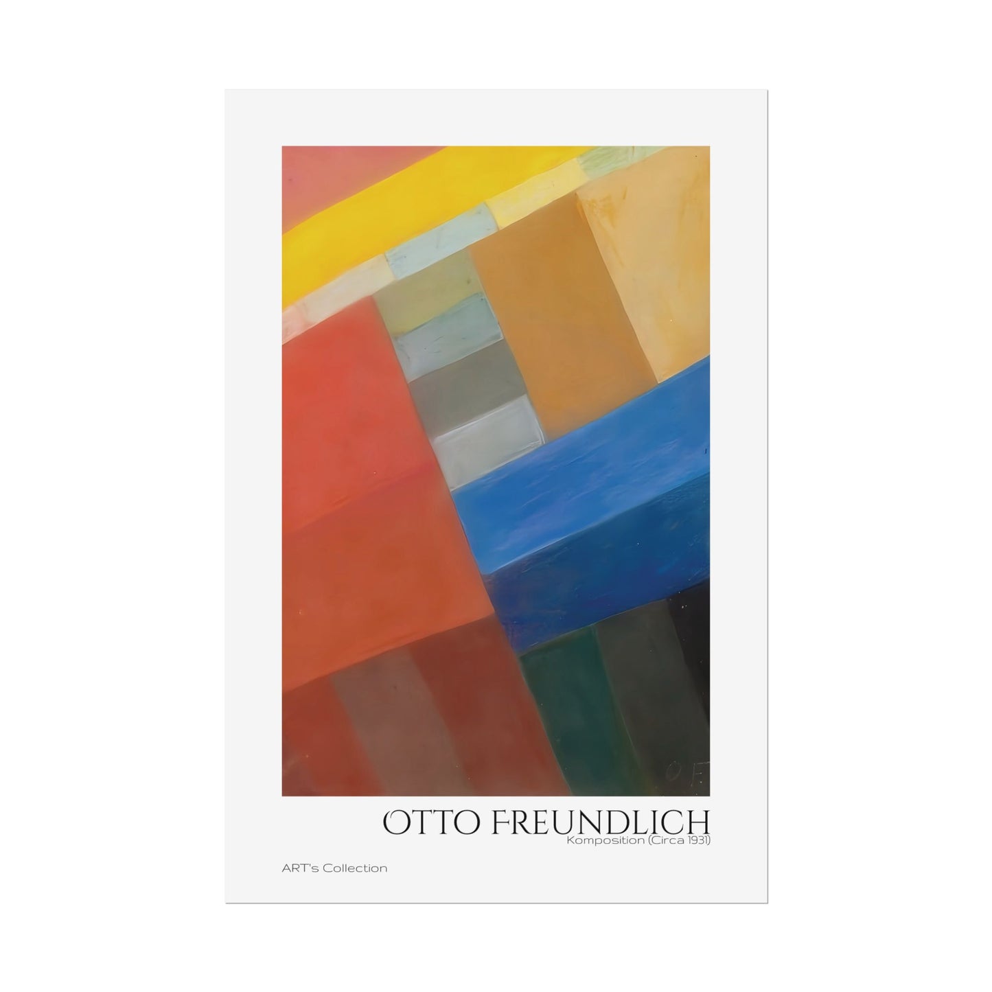 Komposition (Circa 1931) by Otto Freundlich / Affiche imprimée - Série ART's Collection