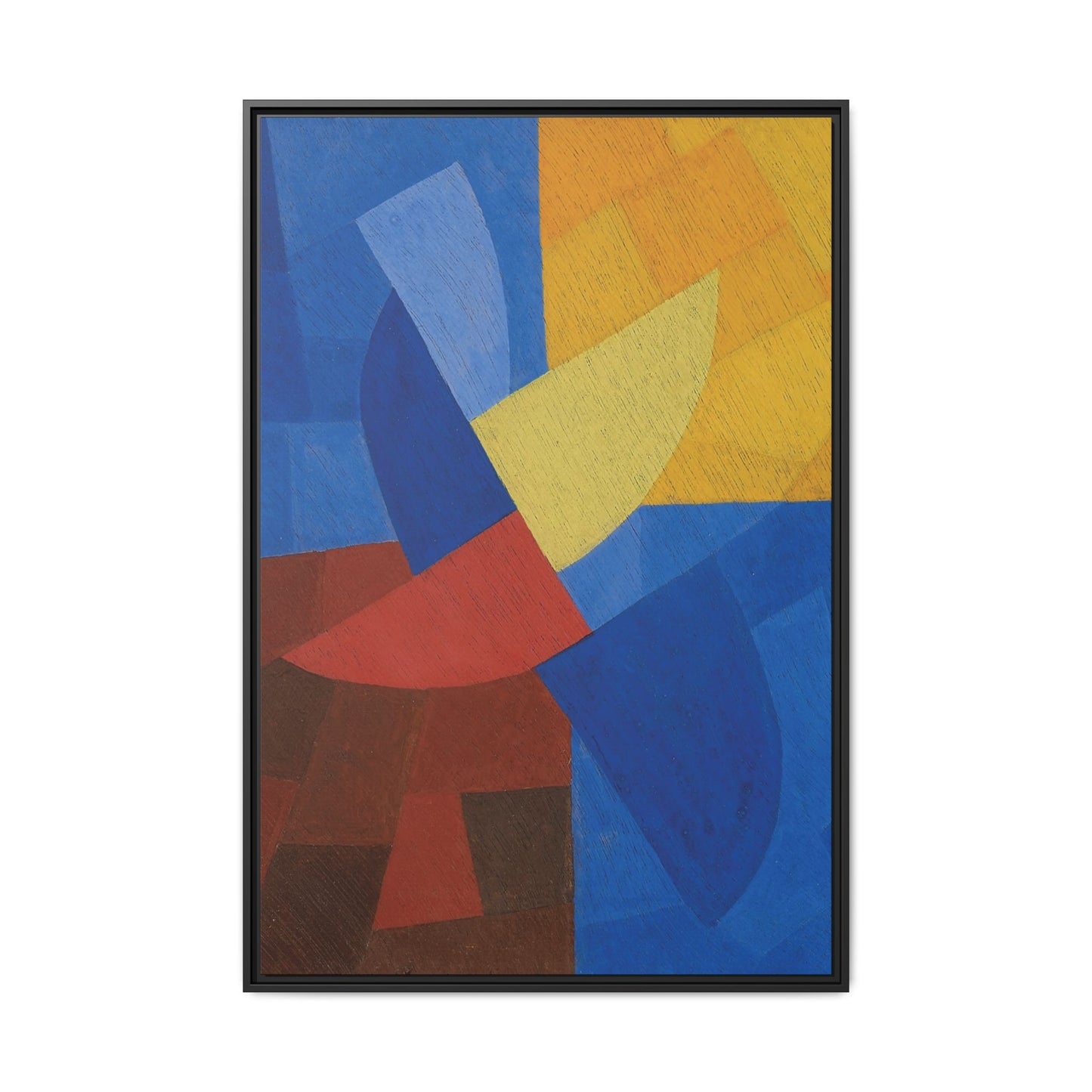 Composition (around 1932) by Otto Freundlich   / Toile encadrée sur caisse américaine