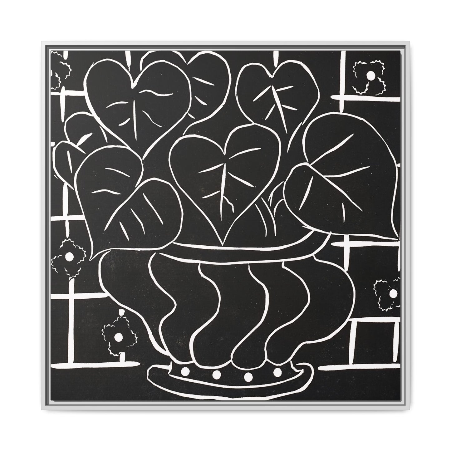 Corbeille de bégonias I (1938) by Henri Matisse / Toile encadrée sur caisse américaine