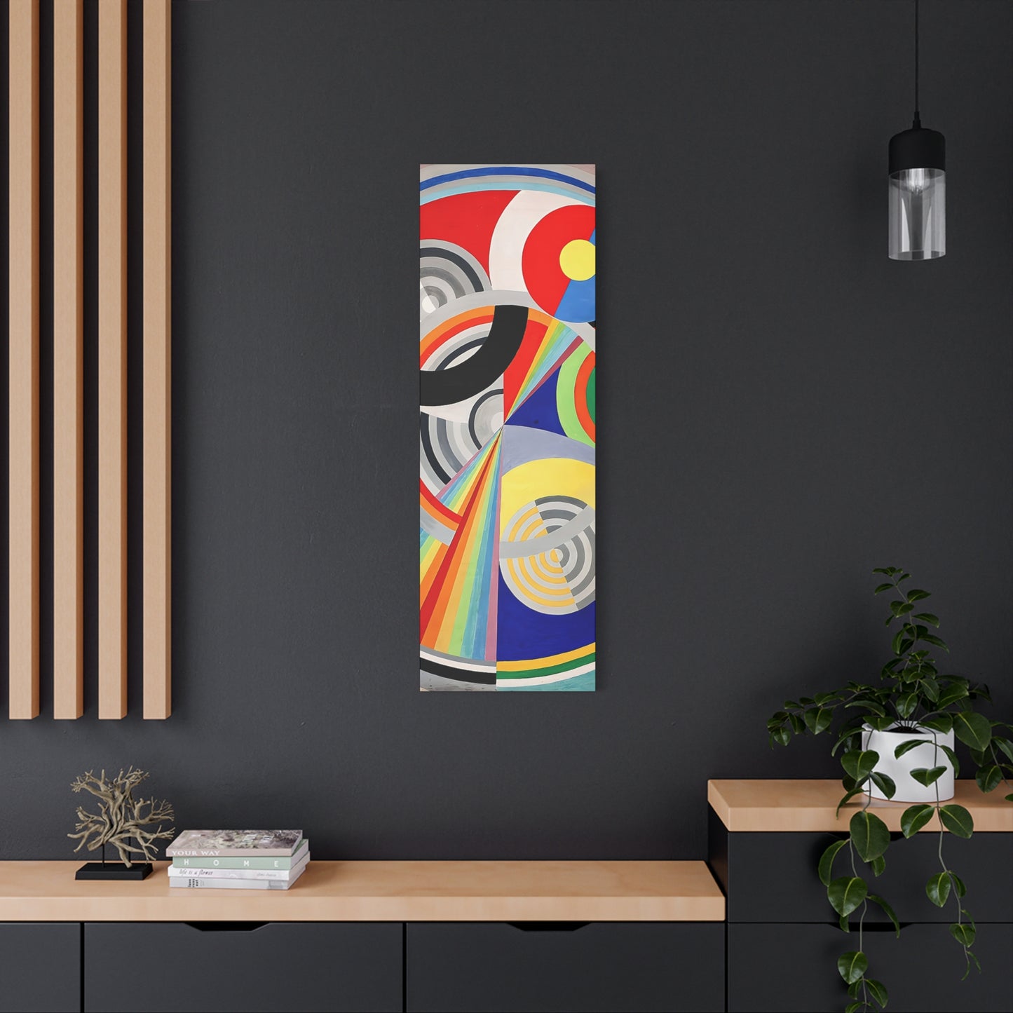 Rythme numéro 1 (1938) by Robert Delaunay / Reproduction Fine Art sur Toile / Large Epaisseur 3.2 cm - 1.25 inch