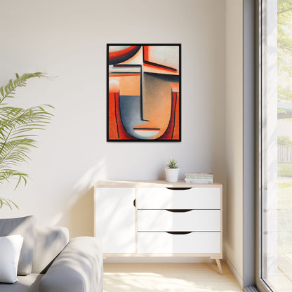 Abstract Head -Tragic (1928) by Alexej von Jawlensky  / Toile encadrée sur caisse américaine