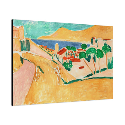 Collioure en août (autour de 1911) by Henri Matisse / Reproduction Fine Art sur Toile / Flanc Large Epaisseur 3.2 cm - 1.25 inch