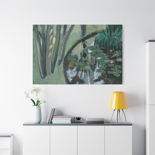 Le ruisseau, Maintenon (1918) by Henri Matisse / Reproduction Fine Art sur Toile / Flanc Large Epaisseur 3.2 cm - 1.25 inch