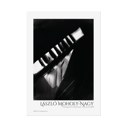 Fotogramm (between 1925 and 1928) by László Moholy-Nagy / Affiche imprimée - Série ART's Collection