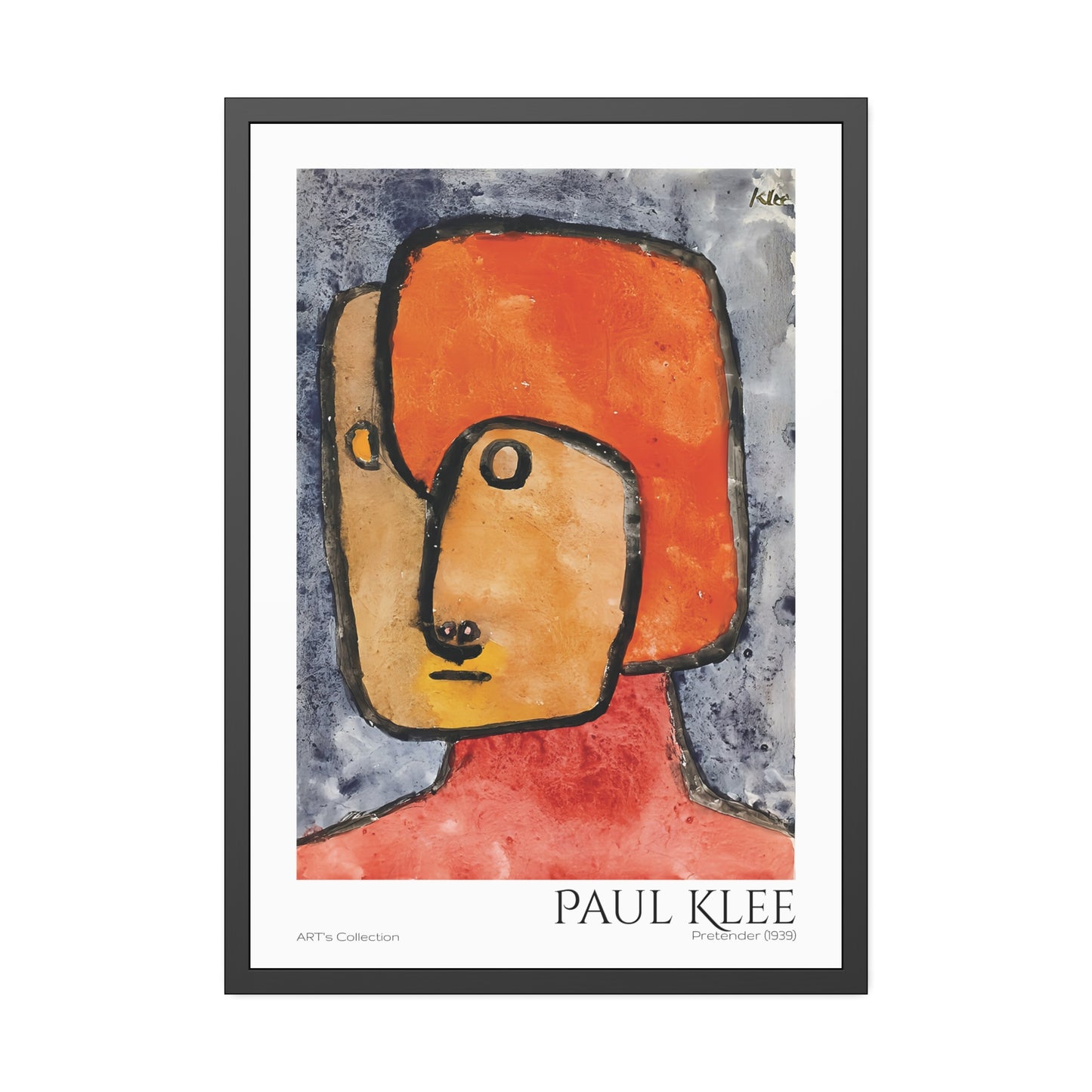 Pretender (1939)  by Paul Klee / Affiche Encadrée série ART's Collection