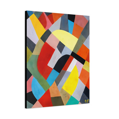 Composition Abstraite (1936-38)  by Otto Freundlich  / Reproduction Fine Art sur Toile /  Epaisseur 3.2 cm - 1.25 inch