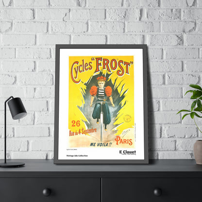 Cycles Frost (1894) by E Clouet / Affiche Encadrée Série Vintage Ads Collection