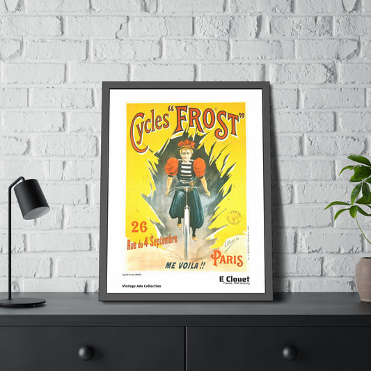 Cycles Frost (1894) by E Clouet / Affiche Encadrée Série Vintage Ads Collection