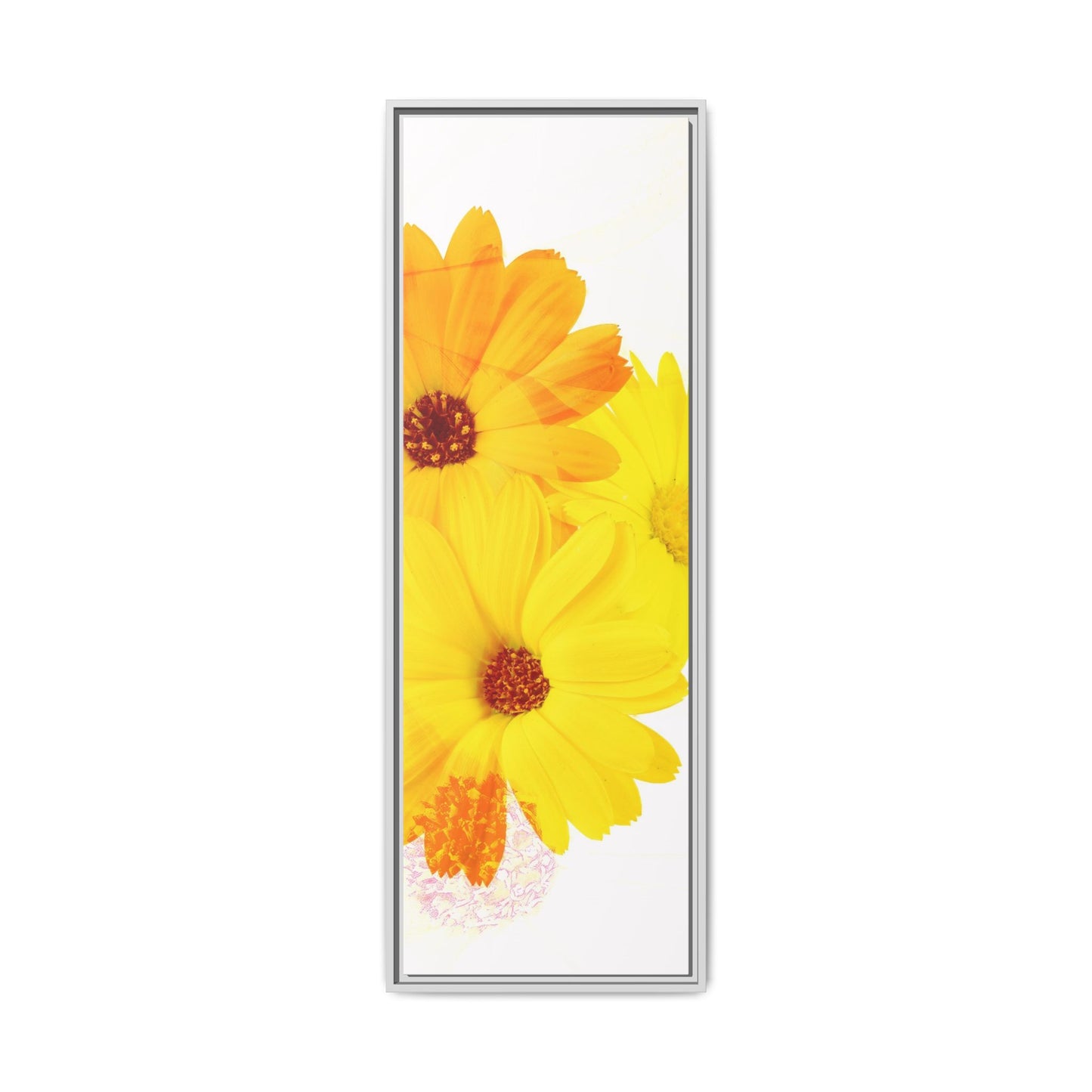 Collection Signature "FLORAL Numéro 16" sur Toile encadrée avec caisse américaine