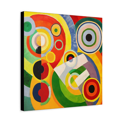 Rythme, Joie de vivre (1930) by Robert Delaunay / Reproduction Fine Art sur Toile / Large Epaisseur 3.2 cm - 1.25 inch