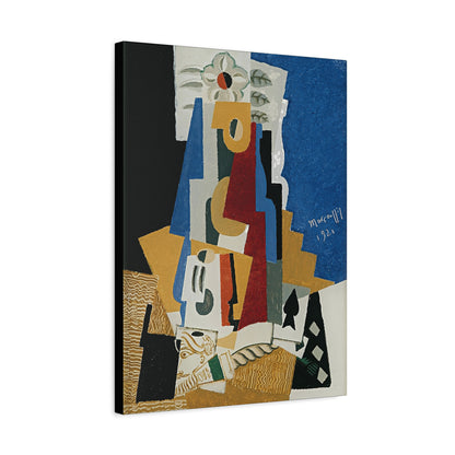 Nature Morte à L'as De Pique by Louis Marcoussis  / Reproduction Fine Art sur Toile /  Epaisseur 3.2 cm - 1.25 inch
