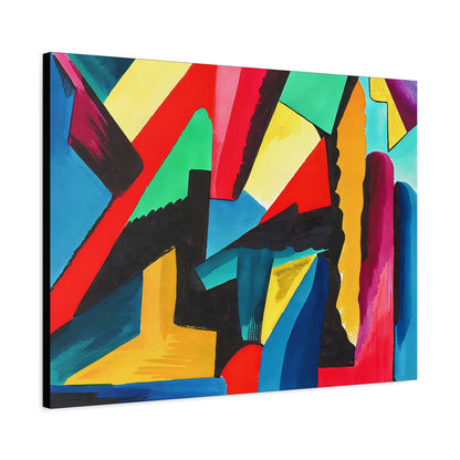 Ohne Titel II (around 1928) by Karl Wiener / Reproduction Fine Art sur Toile / Flanc Large Epaisseur 3.2 cm - 1.25 inch