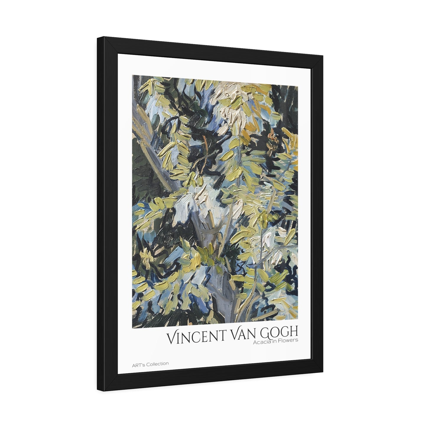 Acacia in Flowers by Vincent Van Gogh / Affiche Encadrée série ART's Collection