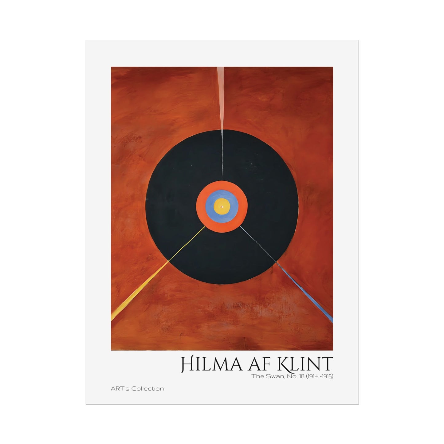 The Swan, No. 18 (1914 -1915) by Hilma af Klint  / Affiche imprimée - Série ART's Collection