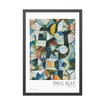 Composition with the Yellow Half-Moon and the Y (1918) by Paul Klee / Affiche Encadrée série ART's Collection