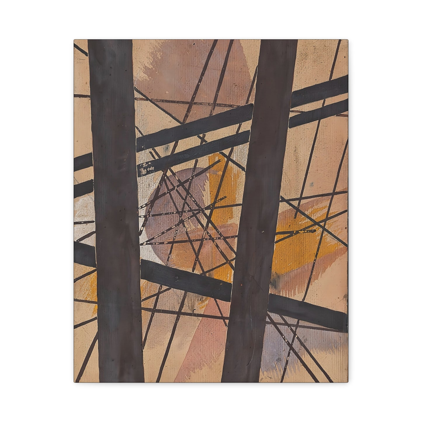 Raum-Kraft Komposition (1921-22) by Lyubov Popova  / Reproduction Fine Art sur Toile /  Epaisseur 3.2 cm - 1.25 inch