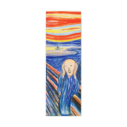 The Scream (1895) color version by Edvard Munch / Reproduction Fine Art sur Toile / Epaisseur 3,2cm - 1'25 po