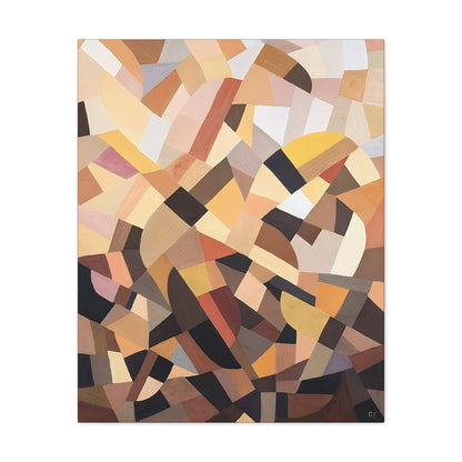 Komposition (1939-1942) by Otto Freundlich  / Reproduction Fine Art sur Toile / Epaisseur 3,2cm - 1'25 po