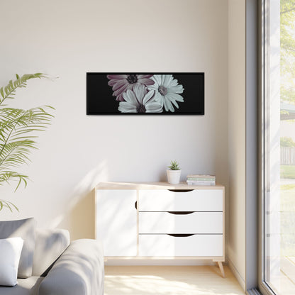 Collection Signature "FLORAL Numéro 5" sur Toile encadrée avec caisse américaine