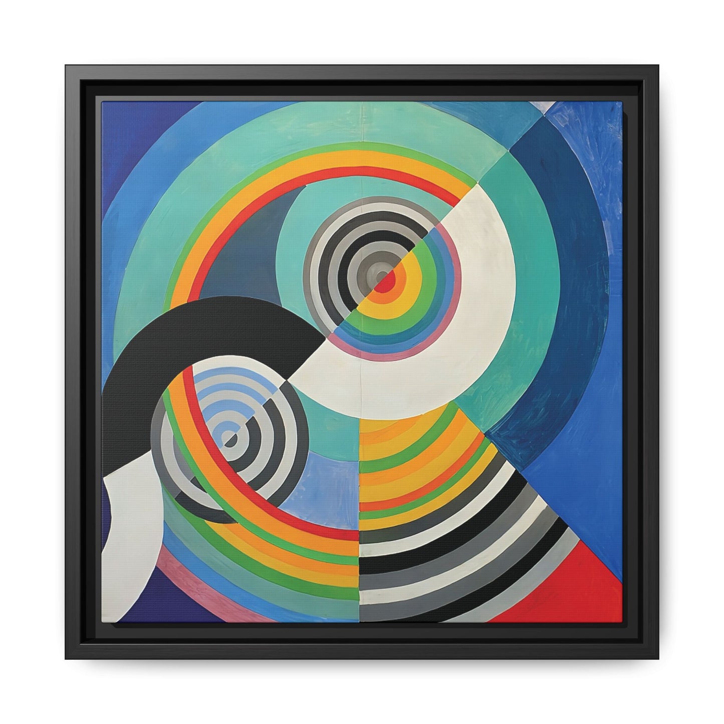 Rythme Numéro 3 (1938)  by Robert Delaunay  / Toile encadrée sur caisse américaine