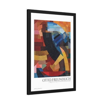 Fragments de figure à l'ensemble des plans (1928) by Otto Freundlich  / Affiche Encadrée série ART's Collection