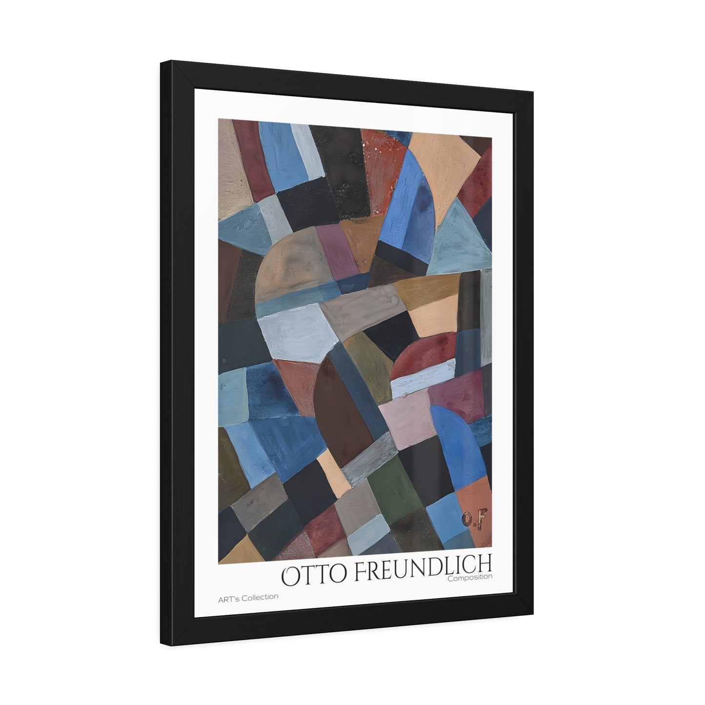 Composition by Otto Freundlich  / Affiche Encadrée série ART's Collection