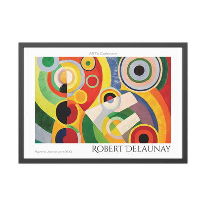 Rythme, Joie de vivre (1930)  by Robert Delaunay  / Affiche Encadrée série ART's Collection