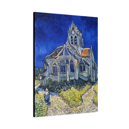 The Church in Auvers-sur-Oise (1890)  by Vincent van Gogh  / Reproduction Fine Art sur Toile / Epaisseur 3,2cm - 1'25 po