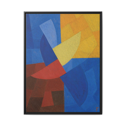 Composition (around 1932) by Otto Freundlich   / Toile encadrée sur caisse américaine