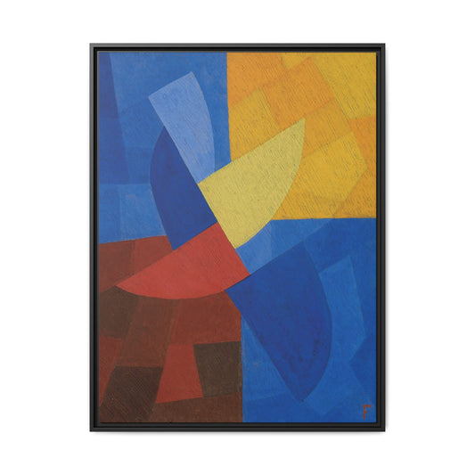 Composition (around 1932) by Otto Freundlich   / Toile encadrée sur caisse américaine