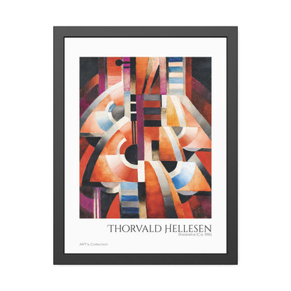 Balalaika (Ca. 1916) by Thorvald Hellesen  / Affiche Encadrée série ART's Collection