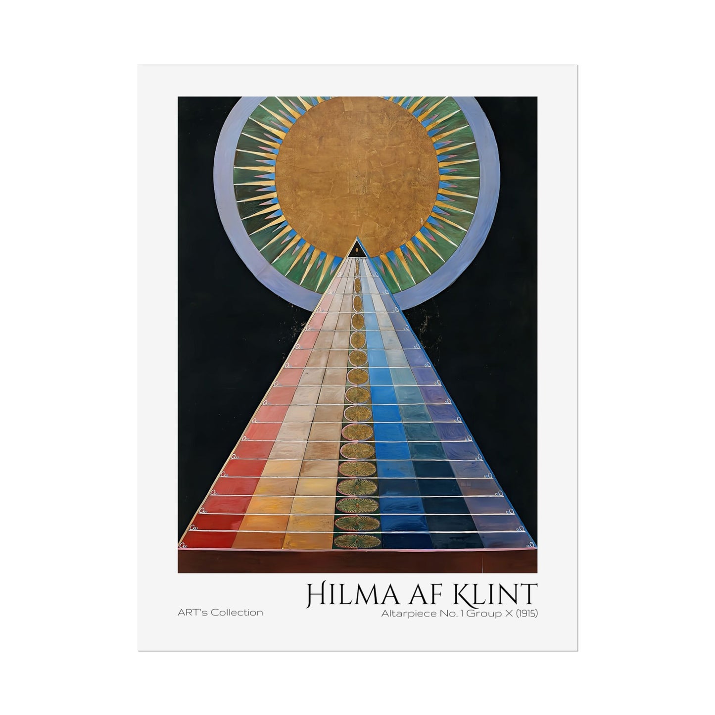 Altarpiece No. 1 Group X (1915) by Hilma af Klint  / Affiche imprimée - Série ART's Collection