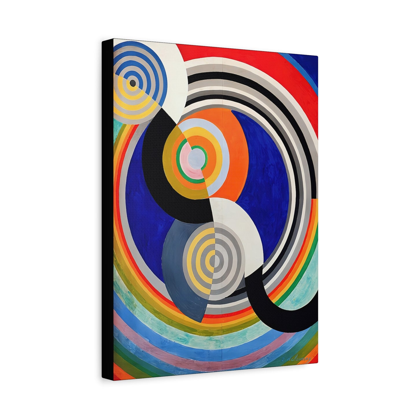Rythme numéro 2 (1938)  by Robert Delaunay / Reproduction Fine Art sur Toile / Epaisseur 3,2cm - 1'25 po