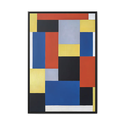 Composition XX 1920 by Theo van Doesburg  / Toile encadrée sur caisse américaine