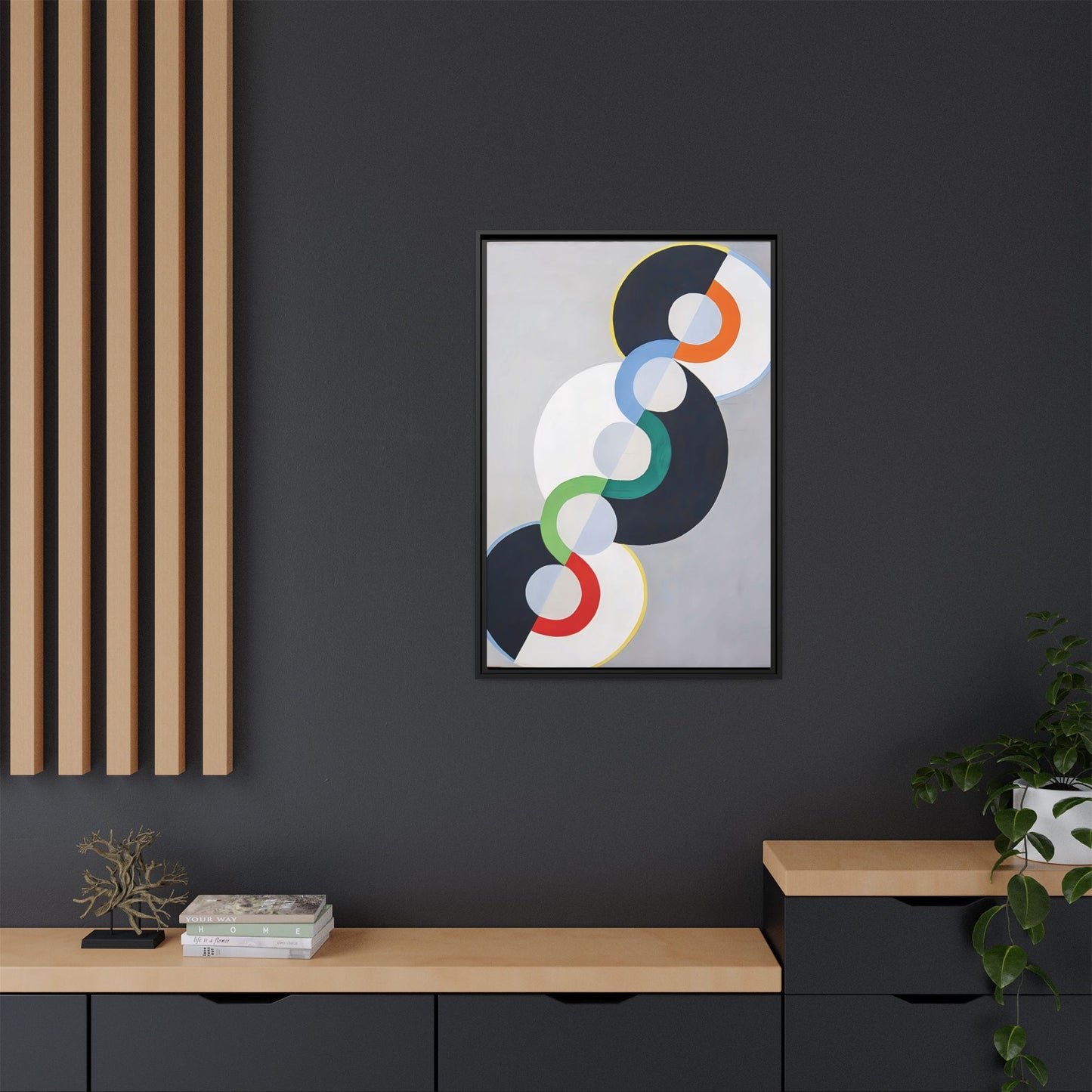 Endless Rhythm by Robert Delaunay  / Toile encadrée sur caisse américaine