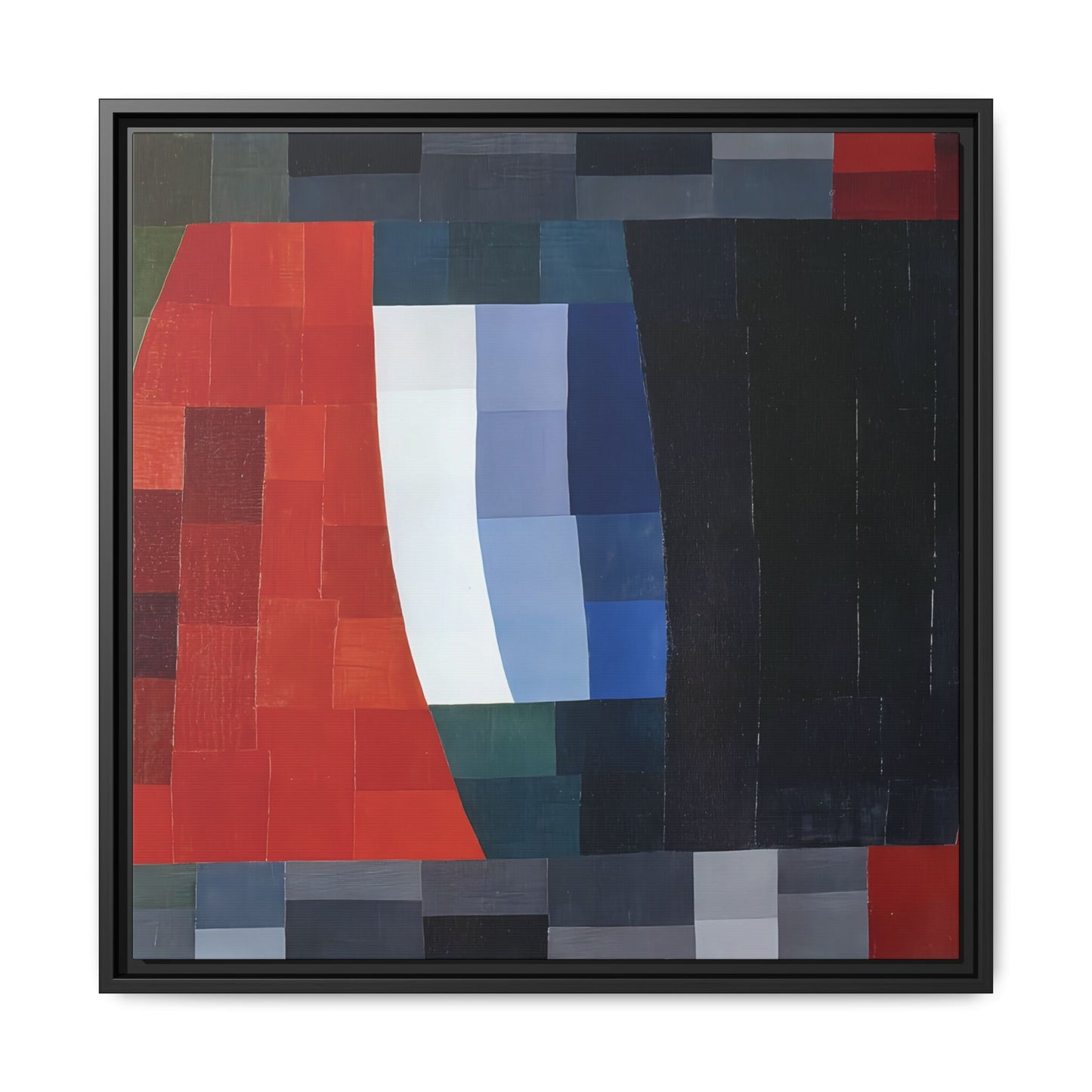 My Sky is Red (1933)  by Otto Freundlich / Toile encadrée sur caisse américaine