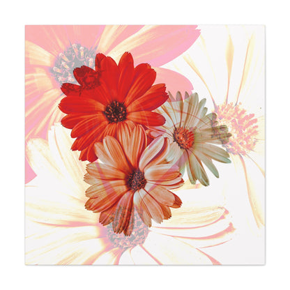 Collection Signature "FLORAL Numéro 18" sur Toile Fine Art sur Toile / Epaisseur 3,2cm - 1'25 po