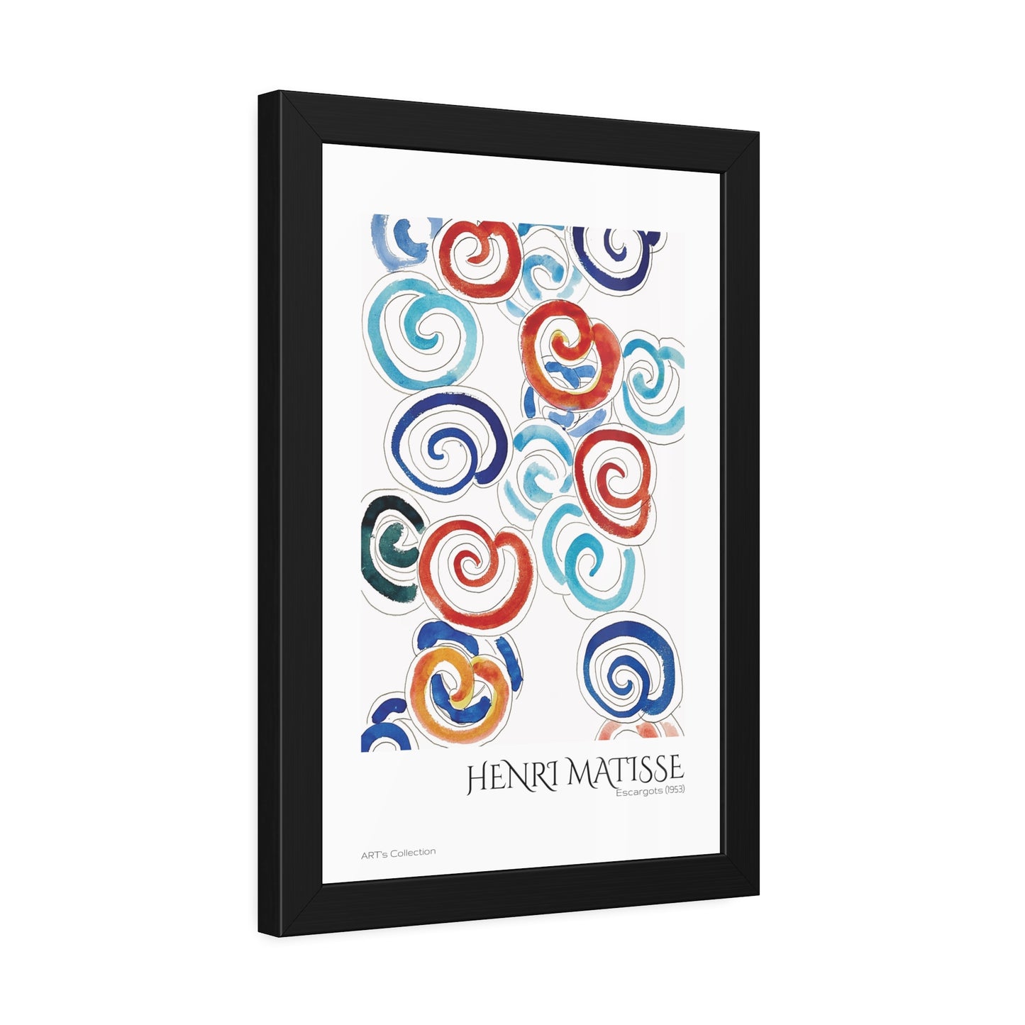 Escargots (1953) by Henri Matisse / Affiche Encadrée série ART's Collection