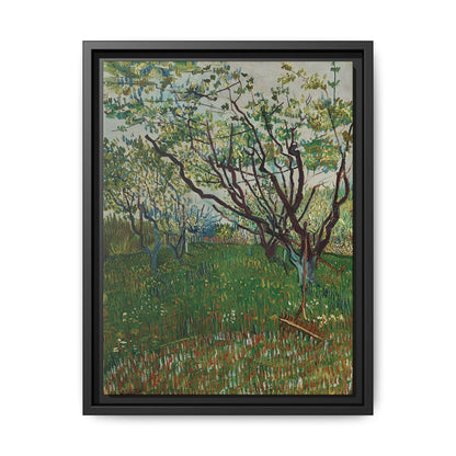 The Flowering Orchard (1888) by Vincent van Gogh / Toile encadrée sur caisse américaine