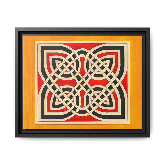Celtic Ornament (ca 1900) by Elizabeth A. Nedwill / Toile encadrée sur caisse américaine
