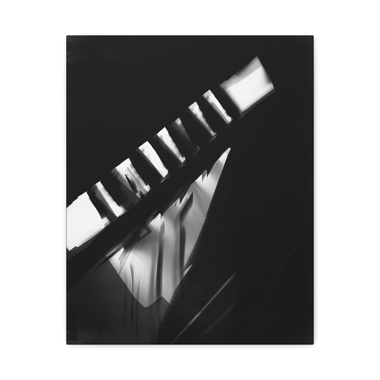Fotogramm (between 1925 and 1928) by László Moholy-Nagy  / Reproduction Fine Art sur Toile /  Epaisseur 3.2 cm - 1.25 inch
