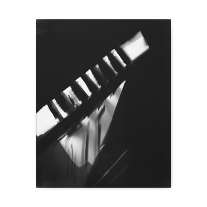 Fotogramm (between 1925 and 1928) by László Moholy-Nagy  / Reproduction Fine Art sur Toile /  Epaisseur 3.2 cm - 1.25 inch