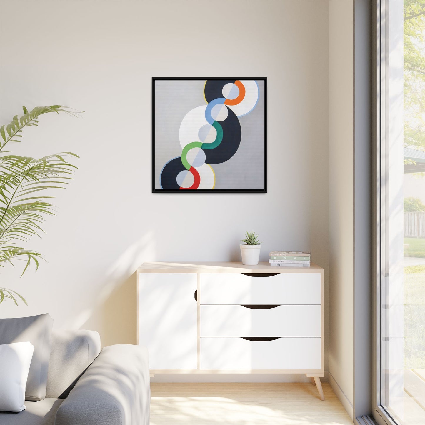 Endless Rhythm by Robert Delaunay  / Toile encadrée sur caisse américaine