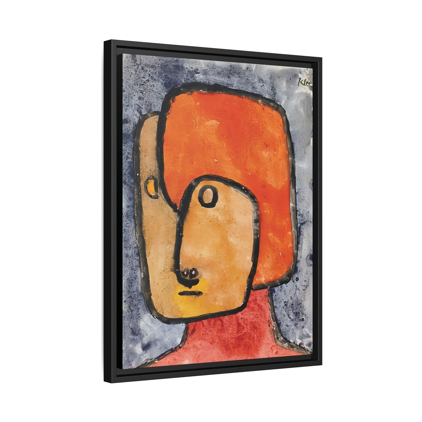 Praetendent -Pretender (1939) by Paul Klee / Toile encadrée sur caisse américaine