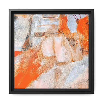 Tableau Intemporel Mandarine "Série Sign Collections" / Toile encadrée sur caisse américaine