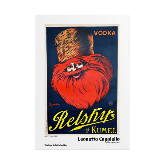 Relsky'S Vodka (1925) by Leonetto Cappiello / Affiche imprimée - Série Vintage Ads Collection