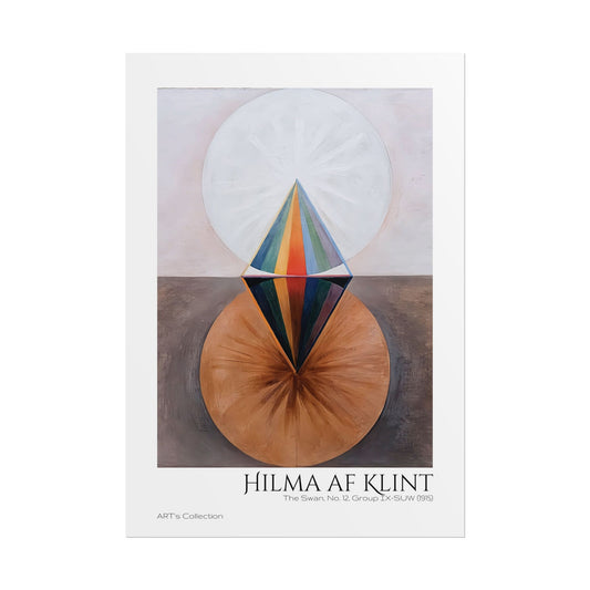 The Swan, No. 12, Group IX-SUW (1915)  by Hilma af Klint  / Affiche imprimée - Série ART's Collection