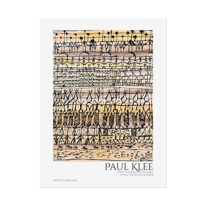 ERA. Cooling in a Garden of the Torrid Zone (1923) by Paul Klee / Affiche imprimée - Série ART's Collection